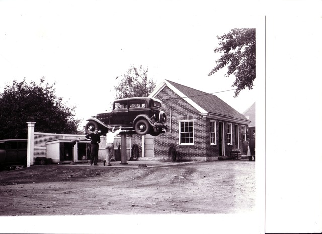 Local fix-it shop (courtesy of the Wayland Historical Society)